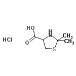 CAS#: 213475-47-9, 2,2-Dimethyl-1,3-Thiazolidine-4-Carboxylic Acid Hydrochloride (1:1)