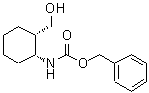 结构式 CAS# 213672-66-3, [(1R,2S)-2-(羟基甲基)环己基]氨基甲酸苄酯