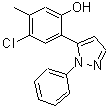 CAS#: 213690-56-3， 4-Chloro-5-Methyl-2-(2-Phenylpyrazol-3-Yl)Phenol