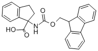 structure of CAS# 214139-28-3, N-Fmoc-DL-1-Aminoindane-1-Carboxylic Acid;(1R)-1-(9H-Fluoren-9-Ylmethoxycarbonylamino)Indane-1-Carboxylate;(1R)-1-[(9H-Fluoren-9-Ylmethoxy-Oxomethyl)Amino]-1-Indanecarboxylate;Zinc04262337