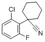 CAS#: 214262-95-0， 1-(2-Chloro-6-Fluorophenyl)Cyclohexanecarbonitrile
