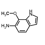 CAS#: 214279-27-3， 7-Methoxy-1H-Indol-6-Amine