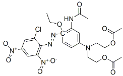 CAS#: 21429-43-6， 2,2'-[[5-Acetamido-4-[(2-Chloro-4,6-Dinitrophenyl)Azo]-4-Ethoxyphenyl]Imino]Diethyl Diacetate