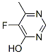 structure of CAS# 2145-53-1, 5-Fluoro-6-Methyl-4(3H)-Pyrimidinone;4-Pyrimidinol, 5-Fluoro-6-Methyl- (7CI,8CI);5-Fluoro-6-Methyl-2-Phenyl-Pyrimidine-4-Ol;4(3H)-Pyrimidinone,5-Fluoro-6-Methyl-
