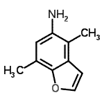 CAS#: 214682-84-5， 4,7-Dimethyl-1-Benzofuran-5-Amine