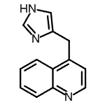 CAS#: 214700-58-0， 4-(1H-Imidazol-4-Ylmethyl)Quinoline
