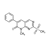 CAS#: 214983-04-7， 8-Methyl-2-(Methylsulfonyl)-6-Phenylpyrido[2,3-d]Pyrimidin-7(8H)-One