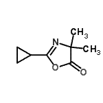 CAS#: 215036-03-6， 2-Cyclopropyl-4,4-Dimethyl-1,3-Oxazol-5(4H)-One