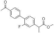 CAS#: 215175-83-0， Methyl 2-(4'-Acetyl-2-Fluoro-4-Biphenylyl)Propanoate