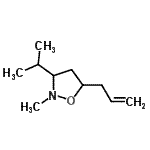 CAS 登录号：215237-01-7， 5-烯丙基-3-异丙基-2-甲基-1,2-恶唑烷