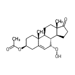CAS#: 215309-10-7， (3beta)-7-Hydroperoxy-17-Oxoandrost-5-En-3-Yl Acetate