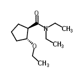 CAS#: 215394-02-8， (1R,2R)-2-Ethoxy-N,N-Diethylcyclopentanecarboxamide