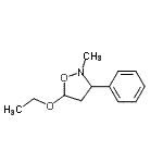 CAS#: 215509-17-4， 5-Ethoxy-2-Methyl-3-Phenyl-1,2-Oxazolidine