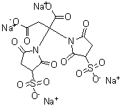 CAS#: 215597-96-9， Tetrasodium 2,2-Bis(2,5-Dioxo-3-Sulfonato-1-Pyrrolidinyl)Succinate