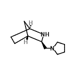 CAS#: 215674-20-7， (1S,3R,4R)-3-(1-Pyrrolidinylmethyl)-2-Azabicyclo[2.2.1]Heptane