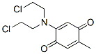 CAS#: 2158-70-5， 2-[Bis(2-Chloroethyl)Amino]-5-Methylcyclohexa-2,5-Diene-1,4-Dione