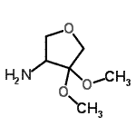 CAS#: 215940-72-0， 4,4-Dimethoxytetrahydro-3-Furanamine
