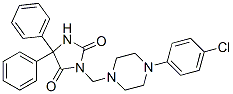 CAS#: 21616-31-9， 3-[[4-(4-Chlorophenyl)-1-Piperazinyl]Methyl]-5,5-Diphenyl-2,4-Imidazolidinedione