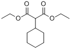 structure of CAS# 2163-44-2, Diethyl 2-Cyclohexylpropanedioate;2-Cyclohexylpropanedioic Acid Diethyl Ester;2-Cyclohexylmalonic Acid Diethyl Ester;Nsc46843
