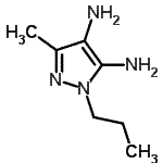 CAS#: 216320-84-2， 3-Methyl-1-Propyl-1H-Pyrazole-4,5-Diamine
