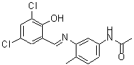 CAS#: 216502-34-0， N-{3-[(E)-(3,5-Dichloro-2-Hydroxybenzylidene)Amino]-4-Methylphenyl}Acetamide