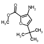 CAS#: 216574-57-1， Methyl 3-Amino-5-(2-Methyl-2-Propanyl)-2-Furoate