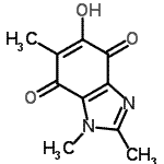 CAS#: 216578-41-5， 5-Hydroxy-1,2,6-Trimethyl-1H-Benzimidazole-4,7-Dione