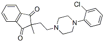 CAS#: 21662-82-8， 2-[2-[4-(O-Chlorophenyl)-1-Piperazinyl]Ethyl]-2-Methyl-1,3-Indanedione