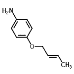 CAS#: 216877-37-1， 4-[(2E)-2-Buten-1-Yloxy]Aniline