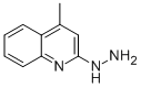 structure of CAS# 21703-52-6, 2-Hydrazinyl-4-Methyl-Quinoline;(4-Methyl-2-Quinolyl)Hydrazine;Oprea1_298738;Af-399/25108037