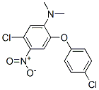 CAS 登录号:2172-93-2, 5-氯-2-(4-氯苯氧基)-N,N-二甲基-4-硝基苯胺