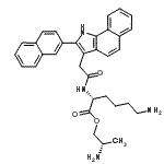 CAS#: 217480-27-8， (2S)-2-Aminopropyl N<Sup>2</Sup>-{[2-(2-Naphthyl)-1H-Benzo[g]Indol-3-Yl]Acetyl}-D-Lysinate