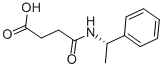 结构式 CAS# 21752-34-1, (S)-(-)-N-(1-苯基乙基)琥珀酰胺酸