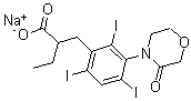 CAS#: 21762-16-3， alpha-Ethyl-3-(3-Oxomorpholino)-2,4,6-Triiodohydrocinnamic Acid Sodium Salt