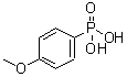 structure of CAS# 21778-19-8, (4-Methoxyphenyl)Phosphonic Acid;4-METHOXYPHENYLPHOSPHONICACID;Hydrogen 4-Methoxyphenylphosphonate;MFCD00013948