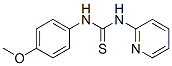 结构式 CAS# 21780-68-7, N-(2-吡啶基)-N'-(4-甲氧基苯基)硫脲