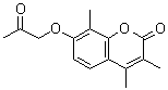 CAS#: 21861-39-2， 3,4,8-Trimethyl-7-(2-Oxopropoxy)-2H-Chromen-2-One