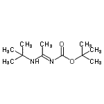 CAS#: 218618-92-9， 2-Methyl-2-Propanyl {(1E)-1-[(2-Methyl-2-Propanyl)Amino]Ethylidene}Carbamate