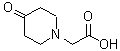 结构式 CAS# 218772-96-4, (4-氧代-1-哌啶基)乙酸