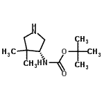 CAS#: 219323-15-6， 2-Methyl-2-Propanyl [(3R)-4,4-Dimethyl-3-Pyrrolidinyl]Carbamate