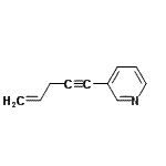 CAS#: 219480-94-1， 3-(4-Penten-1-Yn-1-Yl)Pyridine