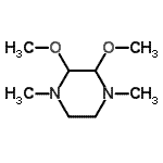 CAS#: 21950-80-1， 2,3-Dimethoxy-1,4-Dimethylpiperazine