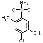 结构式 CAS# 219689-73-3, 4-氯-2,5-二甲基苯磺酰胺