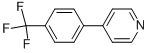 structure of CAS# 220000-88-4, 4-[4-(Trifluoromethyl)Phenyl]-Pyridine;4-(4-TRIFLUOROMETHYLPHENYL)PYRIDINE