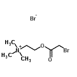 结构式 CAS# 22004-27-9, 2-(2-溴乙酰氧基)-N,N,N-三甲基乙铵溴化物
