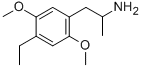 structure of CAS# 22004-32-6, 2,5-Dimethoxy-4-Ethylamphetamin;1-(4-Ethyl-2,5-Dimethoxy-Phenyl)Propan-2-Amine;[2-(4-Ethyl-2,5-Dimethoxy-Phenyl)-1-Methyl-Ethyl]Amine;Pdsp1_000797