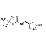 CAS#: 220226-10-8， 2-Methyl-2-Propanyl {[(3S)-5-Oxo-3-Pyrrolidinyl]Methyl}Carbamate