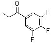 structure of CAS# 220227-74-7, 1-(3,4,5-Trifluorophenyl)-1-Propanone;1-PROPANONE,1-(3,4,5-TRIFLUOROPHENYL)-;641405_ALDRICH;MFCD00083530