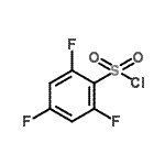 structure of CAS# 220239-64-5, 2,4,6-Trifluorobenzenesulfonyl Chloride;Chloro(2,4,6-trifluorophenyl)sulfone;MFCD01091015