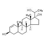 CAS#: 2204-13-9， (3beta)-Pregn-1-Ene-3,17,20-Triol